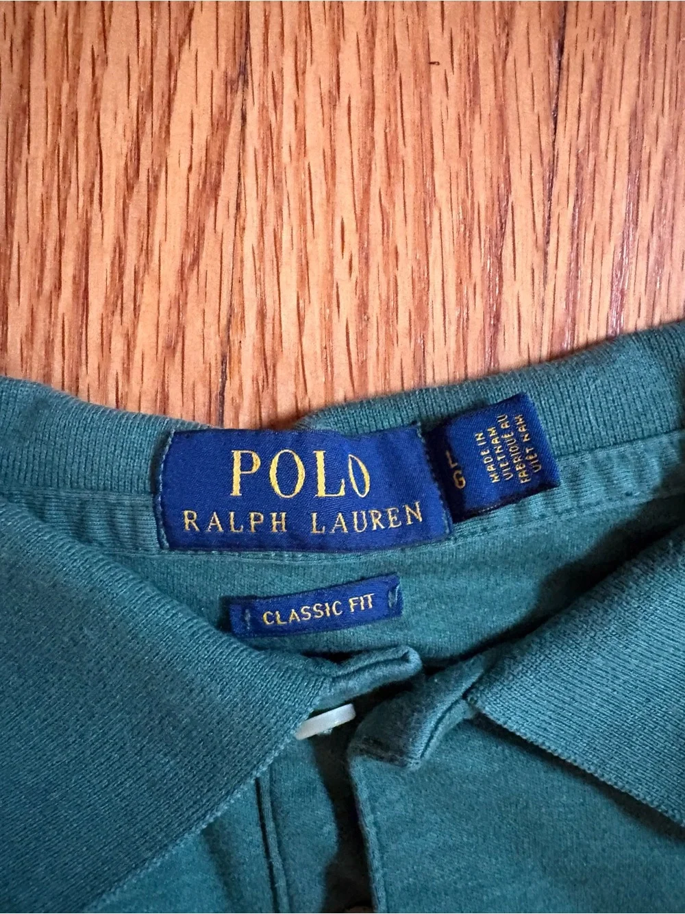 Ralph Lauren Teal Short-Sleeve Polo Shirt